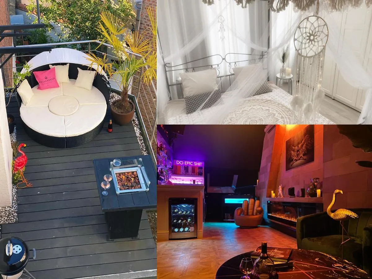 Loco Paradiso - Two Kingsize Beds, Outdoor Terrace, Dj Booth, Bar, Cinema, Bathtub, Kitchen, Airco Anvers 0*,